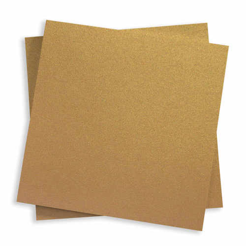 Mini Stardream Antique Gold Blank Cards - Flat, 105lb Cover