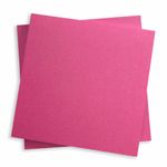 Azalea Pink Flat Card - 3 x 3 Stardream Metallic 105C