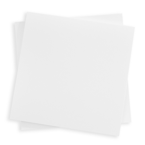 Mini LCI Smooth Radiant White Blank Cards - Flat, 80lb Cover