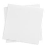 Radiant White Flat Card - 3 x 3 LCI Smooth 100C