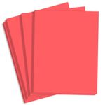 Rocket Red Card Stock - 8 1/2 x 11 Astrobrights 80lb Cover