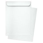 Crystal White Envelopes - Stardream Metallic 9 x 12 Catalog 81T