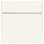Natural White Square Envelopes - 5 x 5 Classic Linen 80T