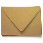 Antique Gold Envelopes - A7.5 Stardream Metallic 5 1/2 x 7 1/2 Euro Flap 81T