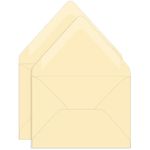 Antique Ivory Double Envelopes - A7 Gmund Colors Matt 5 1/4 x 7 1/4 Euro Flap 68T