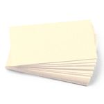 Mini Gmund Colors Matt Antique Ivory Blank Cards - Flat, 111lb Cover