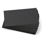 Mini Gmund Colors Matt Licorice Black Blank Cards - Flat, 111lb Cover
