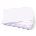 Mini Gmund Colors Matt Fluorescent White Blank Cards - Flat, 111lb Cover
