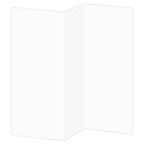 White Bifold Brochures  Blank Matte Brochure Paper