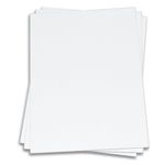 Radiant White Card Stock - 8 1/2 x 11 LCI Smooth 100lb Cover