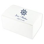 Nautical Wheel Wedding Cake Boxes