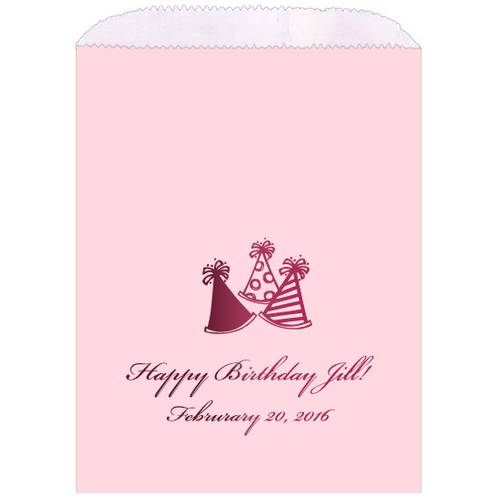 Party Hats Wedding Cake Bags