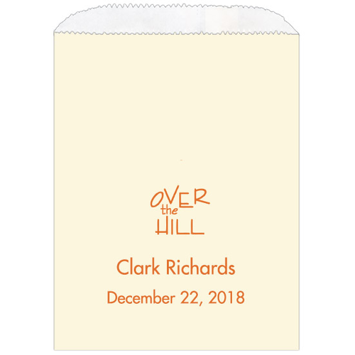 Over The Hill Wedding Cake Bags