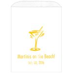 Martini Glass Wedding Cake Bags
