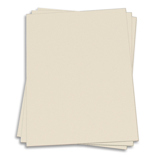 Earthstone Ivory Card Stock 8 1/2 x 11 Classic Crest 80lb Cover LCI