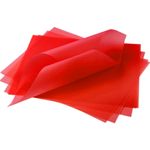 Scarlet Red Translucent Vellum - 12 x 12, 30lb Colors Transparent
