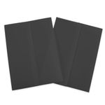 Ebony Black Translucent Vellum Wrap - 7 x 11, 30lb Colors Transparent