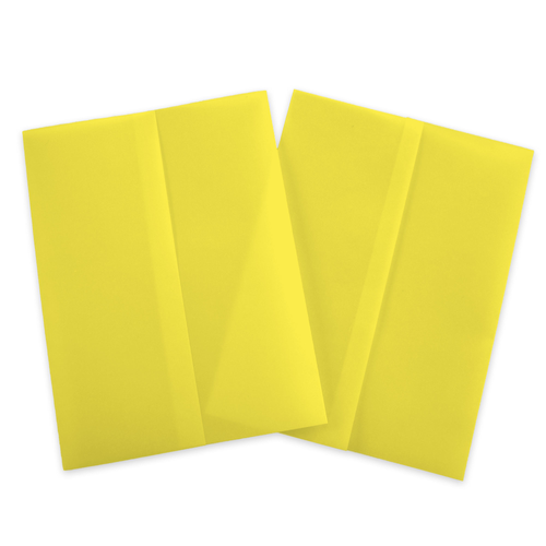 100 Vellum Paper 5x7 Jackets for Invitations, Bulk Transparent