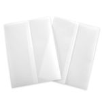 Fluorescent White Translucent Vellum Wrap - 7 x 11, Flat, Unfolded, 30lb Colors Transparent