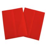 Scarlet Red Translucent Vellum Wrap - 7 x 11, 30lb Colors Transparent