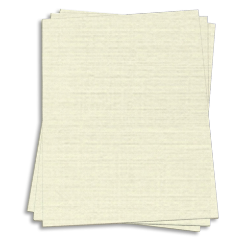 Natural 8-1/2-x-11 500 per package, 104 GSM (28/70lb Text) Via Linen Pape