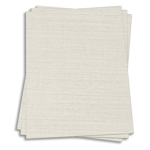 Antique Gray Card Stock - 18 x 12 Classic Linen 100lb Cover - LCI Paper