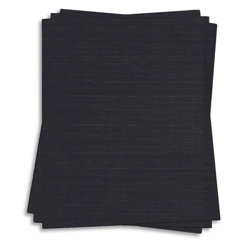 Classic Linen 12 X 18 Card Stock - Epic Black - 100Lb Cover - 250 Pk