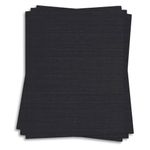 Epic Black Card Stock - 18 x 12 Classic Linen 100lb Cover