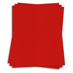 Red Pepper Card Stock - 18 x 12 Classic Linen 100lb Cover