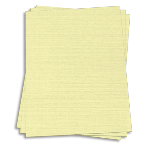 Baronial Ivory Card Stock - 18 x 12 Classic Linen 80lb Cover