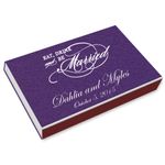Eat, Drink, Be Married Printed Matchboxes