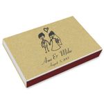 Hand Drawn Bride Groom Printed Matchboxes