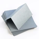 Galvanised Folded Place Card - Curious Metallics 92C