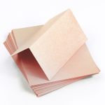 Nude Folded Place Card - Curious Metallics 111C