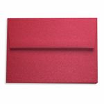 Red Lacquer Envelopes - A2 Curious Metallics 4 3/8 x 5 3/4 Straight Flap 80T