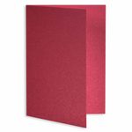 Red Lacquer Folded Card - A2 Curious Metallics 4 1/4 x 5 1/2 111C