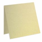 Gold Leaf Square Folded Card - 5 1/4 x 5 1/4 Curious Metallics 92C