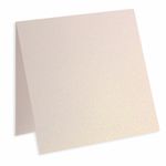 Nude Square Folded Card - 5 1/4 x 5 1/4 Curious Metallics 111C
