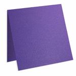 5 1/4 Square Curious Metallics Violette Blank Cards - Folded, 111lb Cover