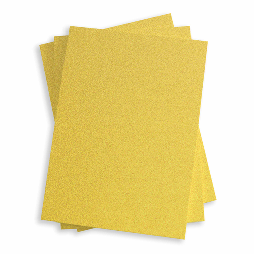 Super Gold Square Folded Card - 6 1/4 x 6 1/4 Curious Metallics 111C - LCI  Paper