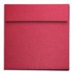 Red Lacquer Square Envelopes - 5 1/2 x 5 1/2 Curious Metallics 80T