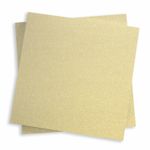 Gold Leaf Square Flat Card - 6 1/4 x 6 1/4 Curious Metallics 92C