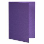 Violette Purple Folded Card - A7 Curious Metallics 5 1/8 x 7 111C