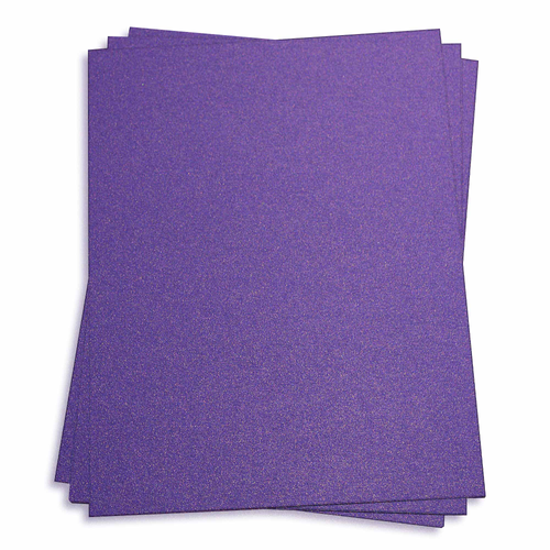 Violette Purple Paper 8 1/2 x 11 Curious Metallics 80lb Text LCI Paper