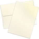 White Gold Metallic Cards and Envelopes Invitation Kit, A9