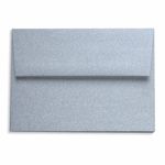 Galvanised Silver Envelopes - A9 Curious Metallics 5 3/4 x 8 3/4 Straight Flap 80T