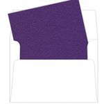 A2 Violette Metallic Envelope Liners, Curious Metallics