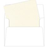 A2 WhiteGold Metallic Envelope Liners, Curious Metallics
