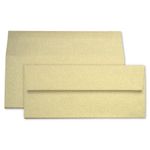 Gold Leaf Envelopes - #10 Curious Metallics 4 1/8 x 9 1/2 Straight Flap 80T