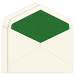 Botanic Metallic Double Lined Ecru Envelopes